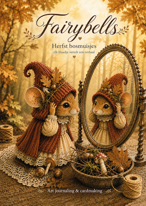 PRE-ORDER - Fairybells, Collageboek, Herfst Bosmuisjes - 99085/002