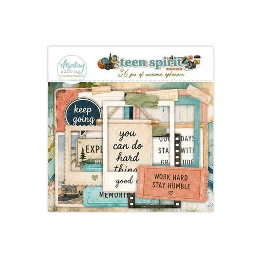 Mintay, Paper Die Cuts, Teen Spirit, 36 pcs - MT-TSP-LSCE