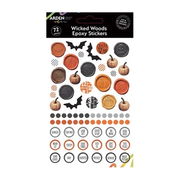 Arden Creative Studio, Katie Pertiet, Wicked Woods, Epoxy Stickers - ACSES0003