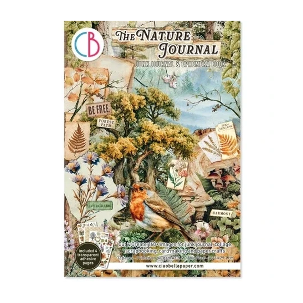 Ciao Bella, Junk Journal, Ephemera Book, The Nature Journal - CBB030