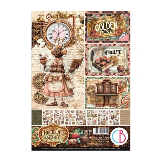 Ciao Bella, A4 Creative Pad, The Chocolate Factory - CBCL100