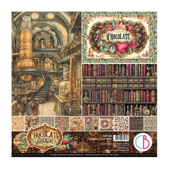 Ciao Bella, Paperpad, The Chocolate Factory, 12x12 inch - CBT100