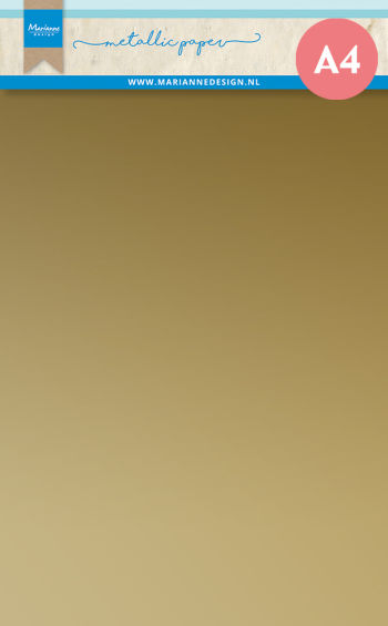 Marianne Design, Metallic Paper, Gold, A4 formaat - CA3171