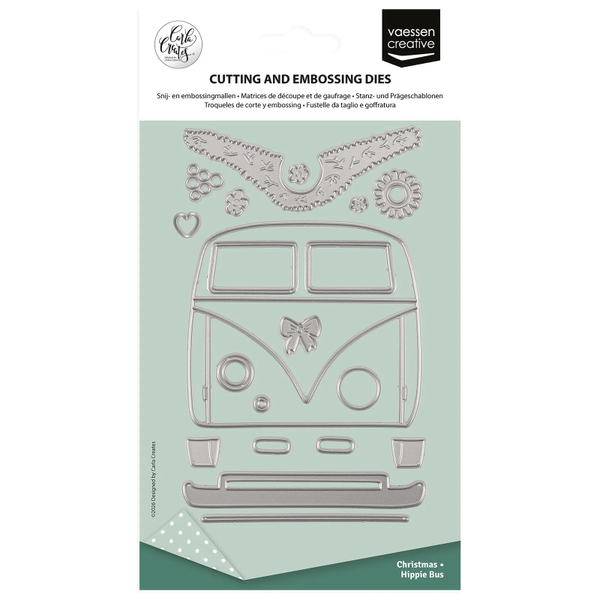 Vaessen Creative, Snijmal, Carla Creates, Hippie Bus -  CAR0602