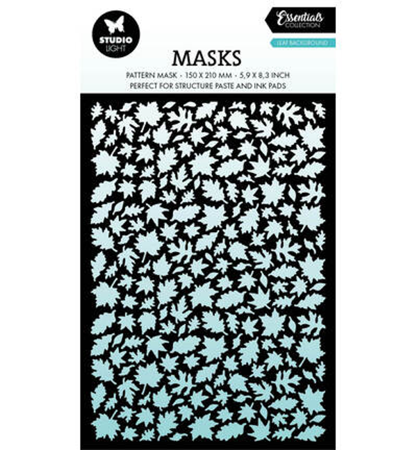 Studiolight, Mask Stencil, Background, Leaves Pattern - SL-ES-MASK406