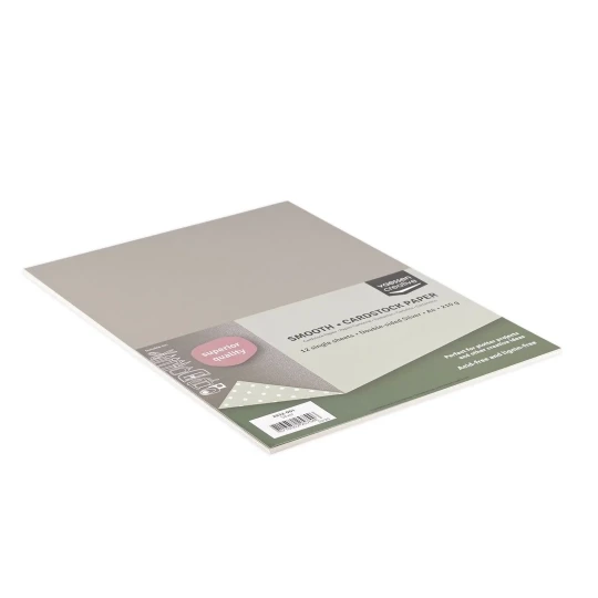 Vaessen Creative, Cardstock Glans, Zilver, A4 - 2932-001