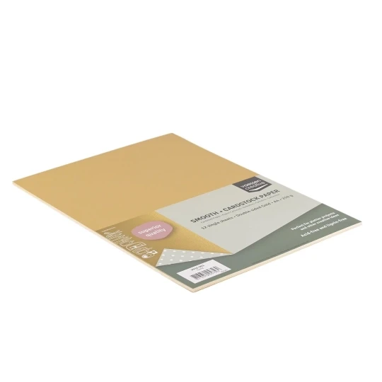 Vaessen Creative, Cardstock Glans, Goud, A4 - 2932-003