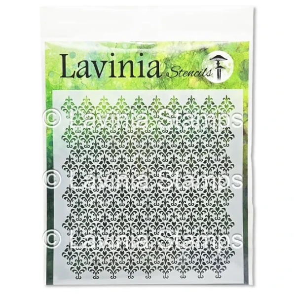 Lavinia, Mask Stencil, Baroque Flower - ST048