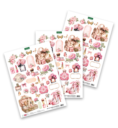 Katy Sue, Uitdrukvel, Rose Couture, Versieringen - 12-DCE021R (1 VEL)