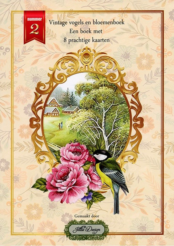 World of Craft, Vintage Birds and Flower Book - WOCNR02