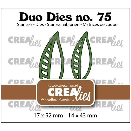 Crealies, Duo Dies, Open Blaadjes 21  - CLDD75