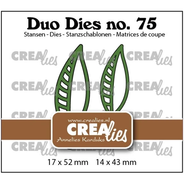 Crealies, Duo Dies, Open Blaadjes 21  - CLDD75