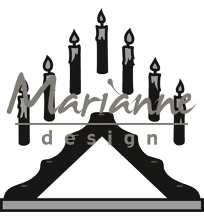 PRE-ORDER - Marianne Design, Craftable, Candle Bridge - CR1427