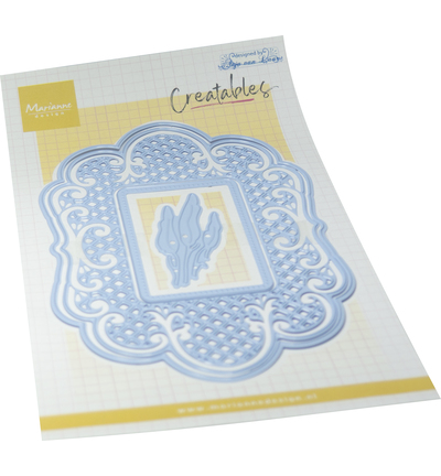 PRE-ORDER - Marianne Design, Creatable, Anja's Decorative Rectangle - LR0974