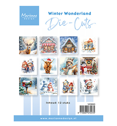 PRE-ORDER - Marianne Design, Die Cuts, Winter Wonderland - VK9650