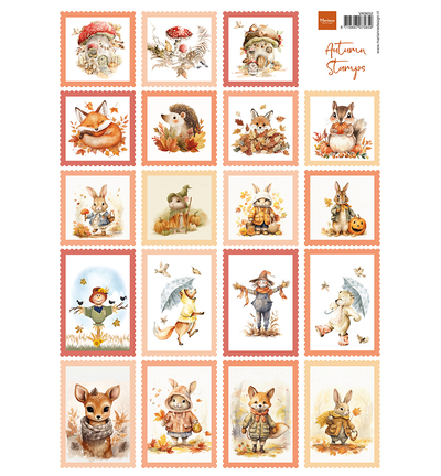 PRE-ORDER - Marianne Design, Knipvel, Autumn Stamps - VK9652