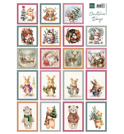 PRE-ORDER - Marianne Design, Knipvel, Christmas Stamps - VK9653