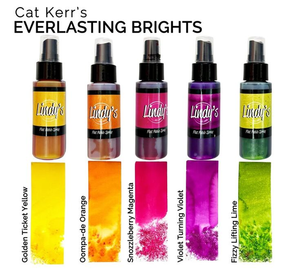 Lindy's , Cat Kerr, Flat Fabio Spray Set, Everlasting Brights - ff-set-18