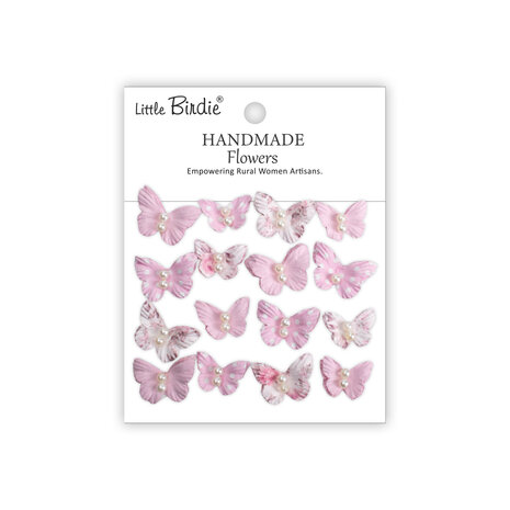 Little Birdie, Handmade Flowers, Pearly Flutter, Pink Symphony - CR110292