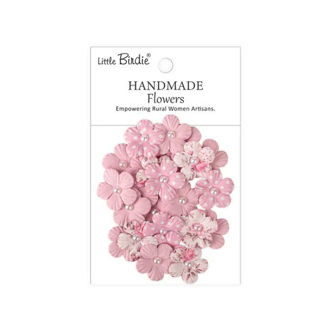 Little Birdie, Handmade Flowers, Polly, Pink Symphony - CR110506