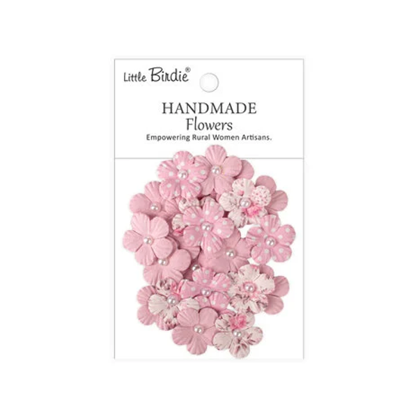 Little Birdie, Handmade Flowers, Polly, Pink Symphony - CR110506