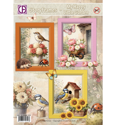 PRE-ORDER - Creatief Art, Kaartpakket, Storyframes, My Happy Little Garden - SFRAME-003