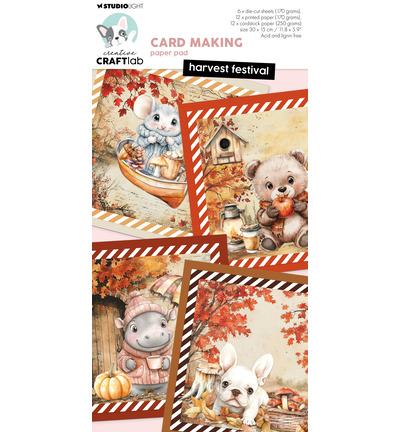 CraftLab, Card Making Paperpad, Essentials, Harvest Festival - CCL-ES-CMP47
