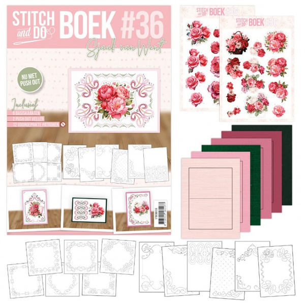 Stitch & Do boek 36 , Roses - STDOBB036