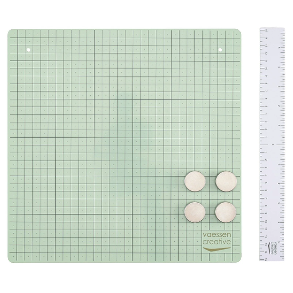 Vaessen Creative, Magnetisch Werkmat, 30,5 x 30,5 cm, Mint - 1009-050