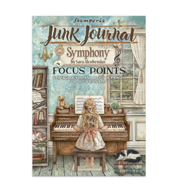 Stamperia, Junk Journal, Symphony, Focus Points -  SBJKS03