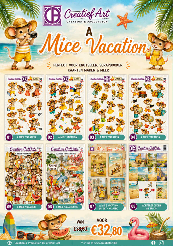 PRE-ORDER - Creatief Art, COMBIDEAL - A Mice Vacation
