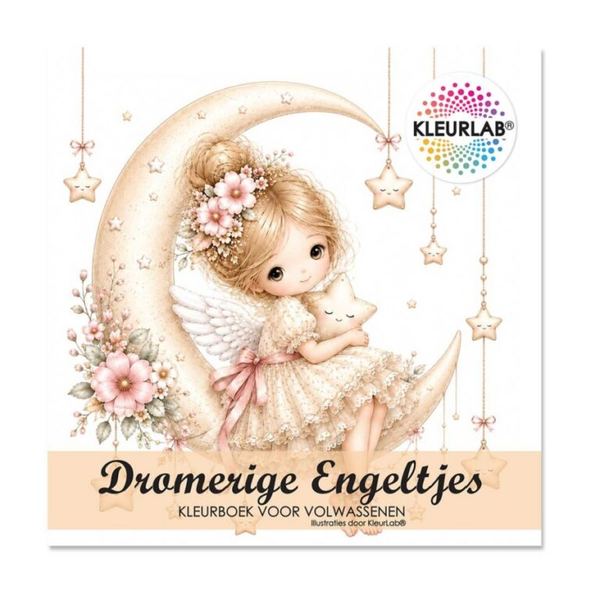 PRE-ORDER - Kleurlab, Kleurboek, Dromerige Engeltjes