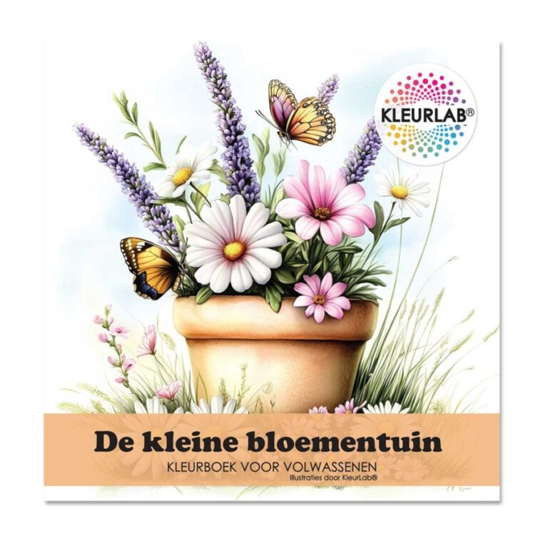 PRE-ORDER - Kleurlab, Kleurboek, De kleine Bloementuin