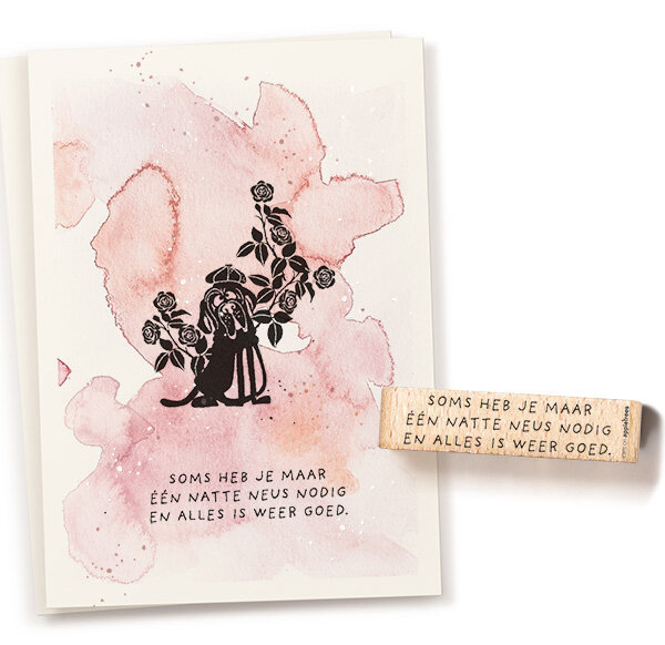 Cats on Appletrees, Stempel, Soms heb je maar een natte neus nodig - 20148