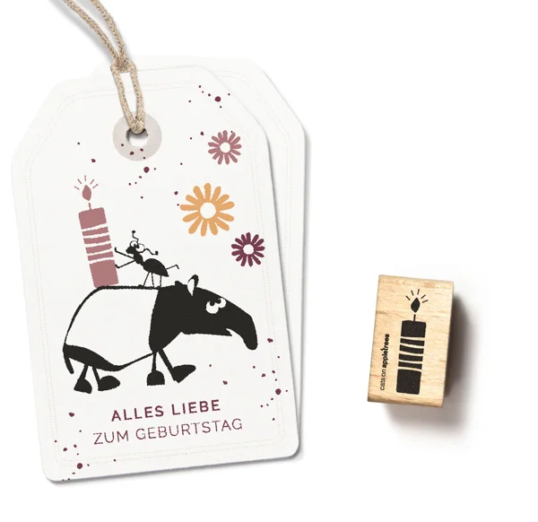 Cats on Appletrees, Stempel, Kaarsje 2 - 27847