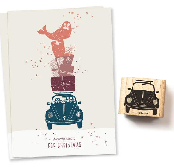 Cats on Appletrees, Stempel, Auto, Voorkant - 27981
