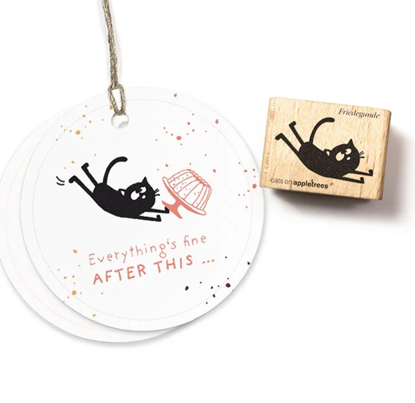 Cats on Appletrees, Stempel, Kat, Friedegrunde, Springend - 28282