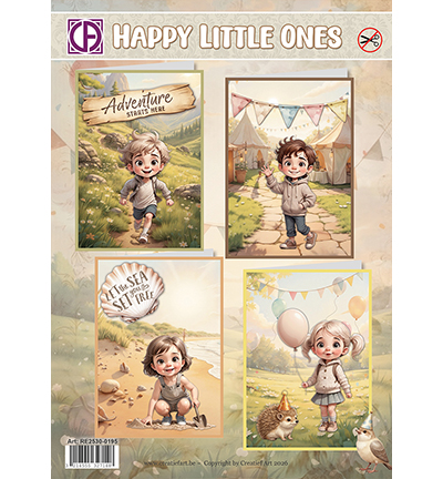 Creative CutOuts, Kaartpakket, Happy Little Ones