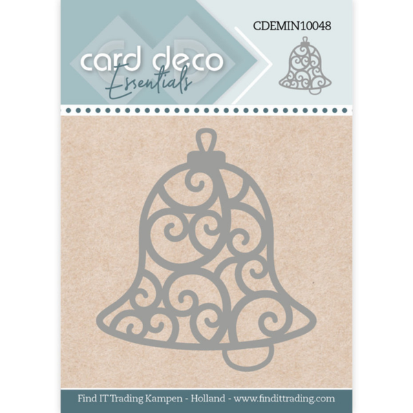 Card Deco, Snijmal, Essentials, Mini Dies, Christmas Bell - CDEMIN10048