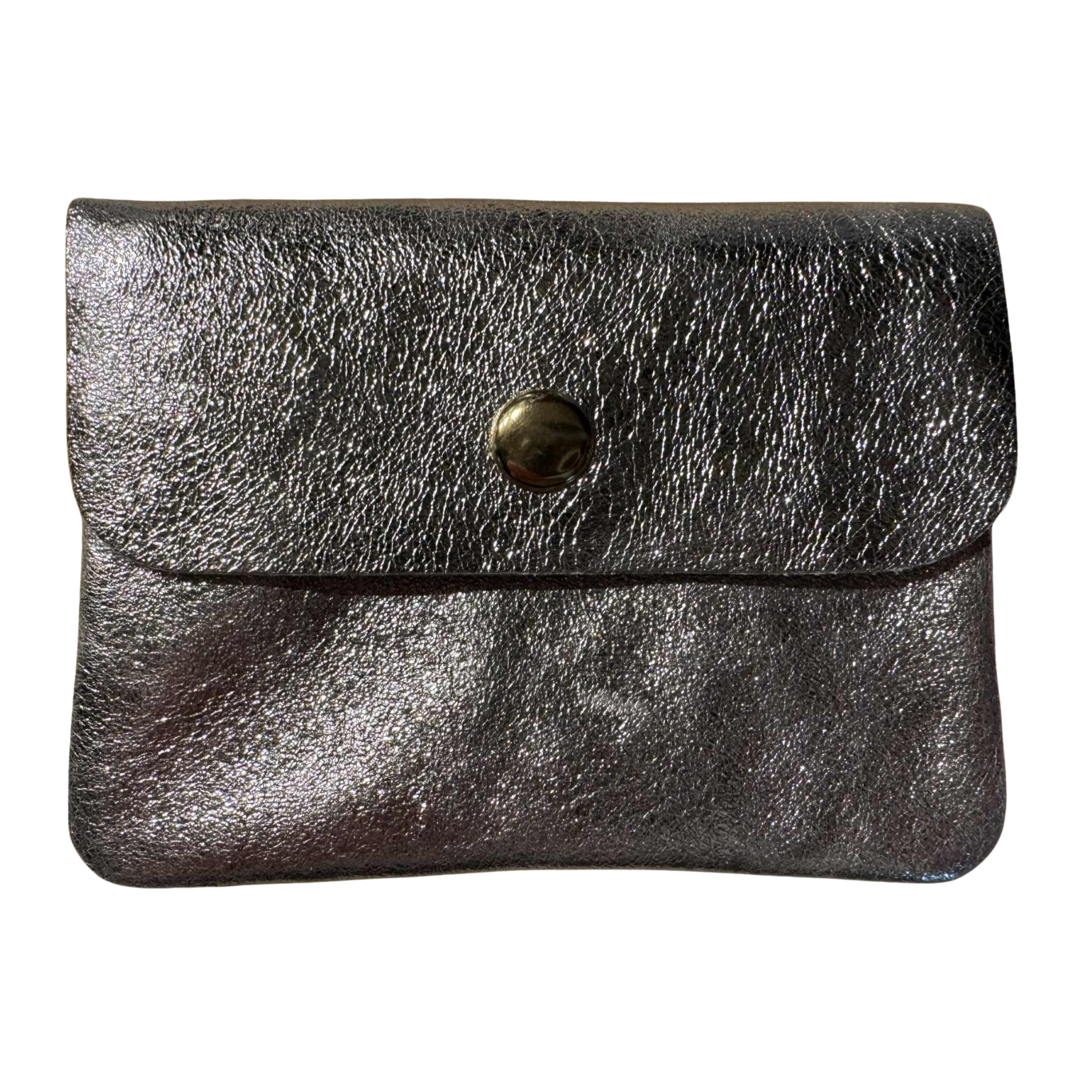 Portemonneetje Metallic, Klein, Zilver