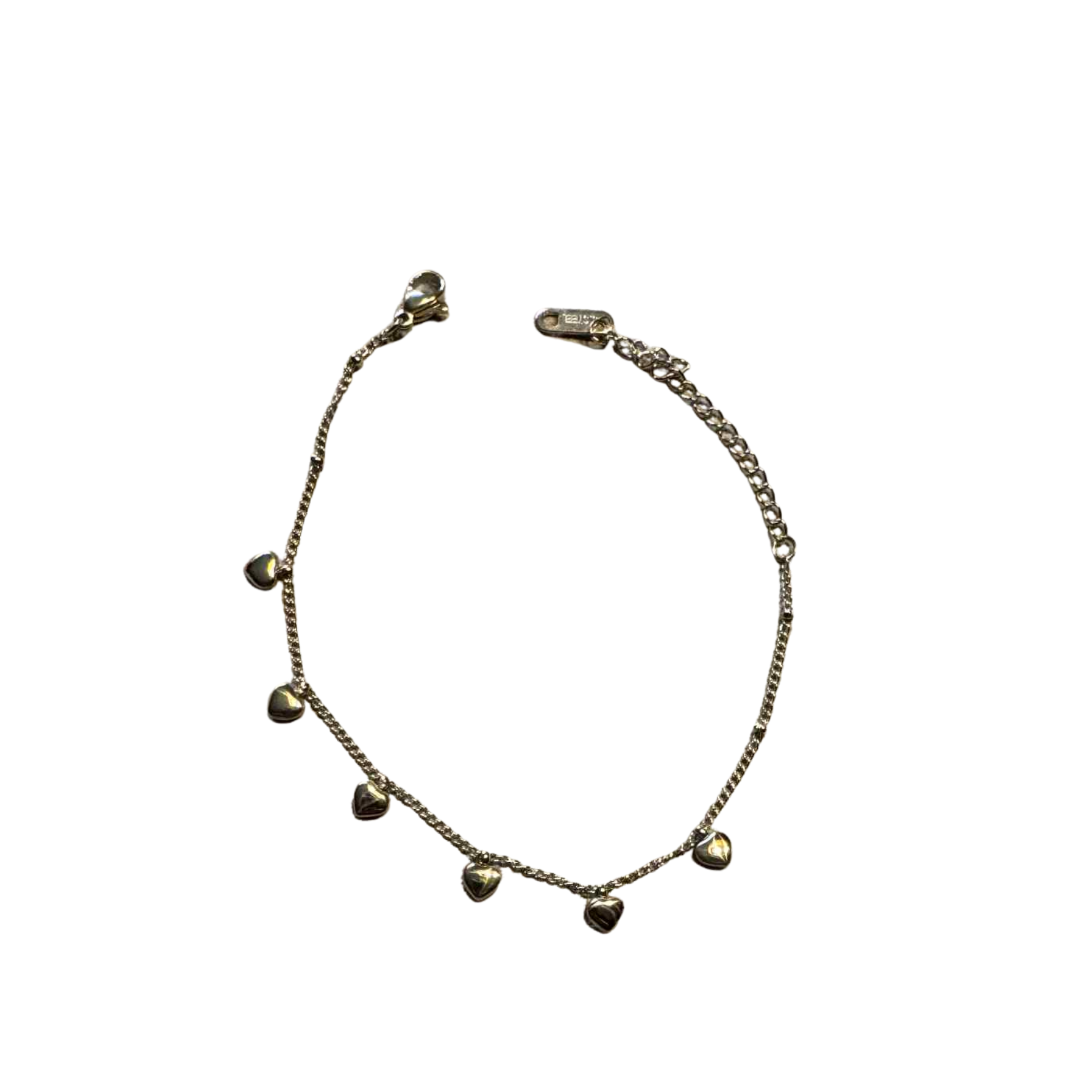 Armband, Chain Hartjes, Goud