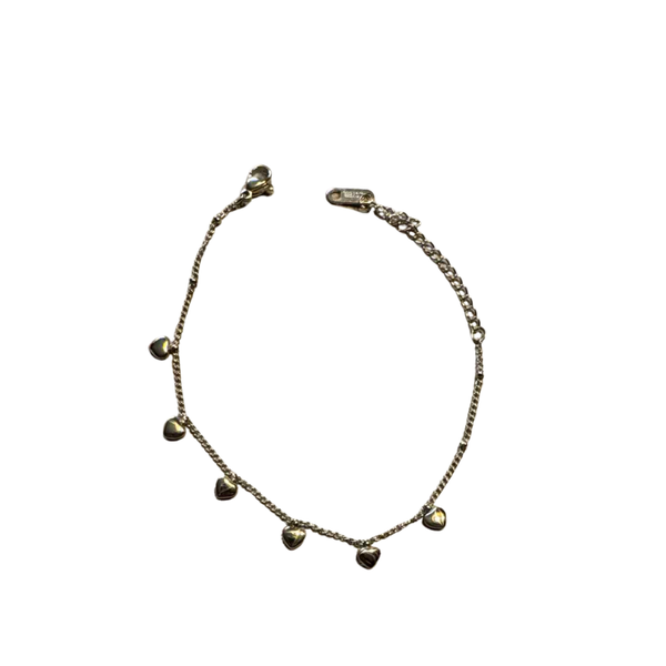 Armband, Chain Hartjes, Goud