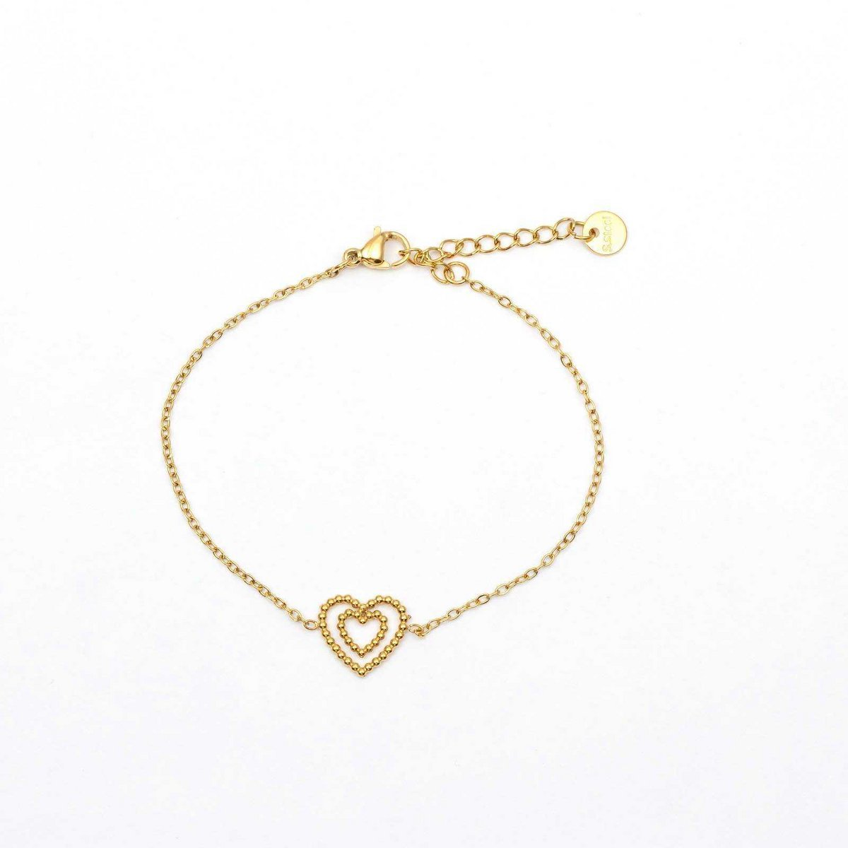 Armband, Dubbel Hartje