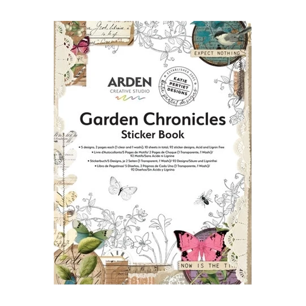 Arden Creative Studio, Garden Chronicles, Sticker Book - ACSSB0002