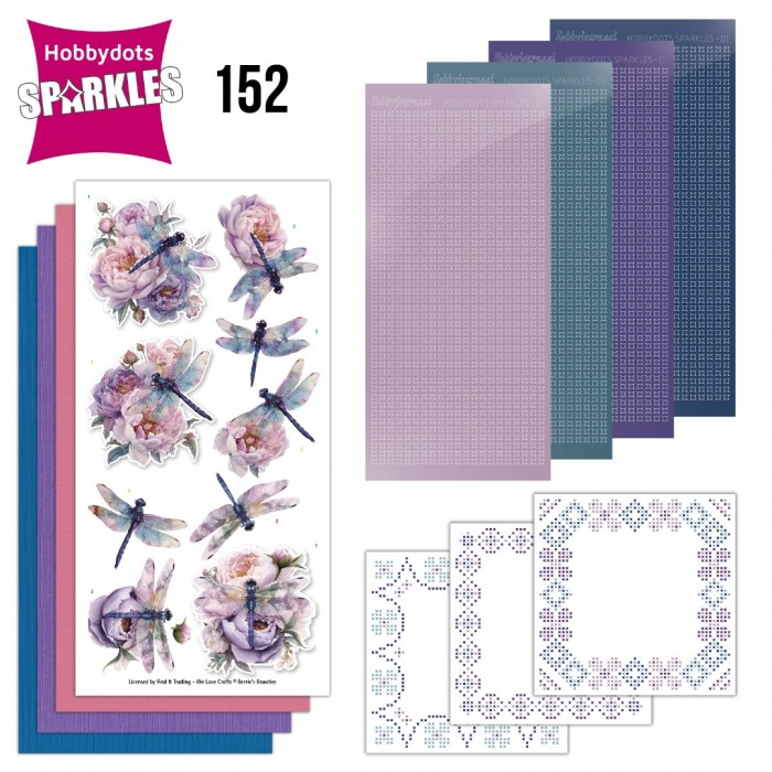 Sparkles 152, Berrie's Beauties, Dragonflies - SPDO152