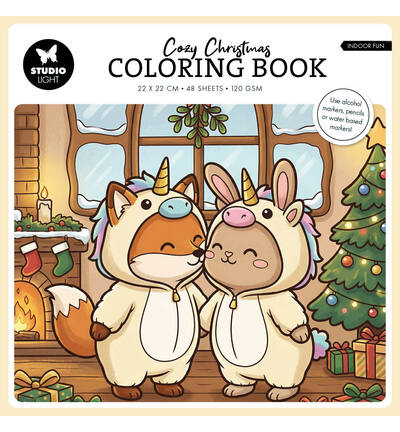 PRE-ORDER - Studiolight, Cozy Christmas, Coloring Book, Indoor Fun - SL-ES-CB13