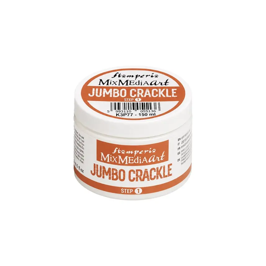 Stamperia, Jumbo Crackle, Transparant, Step 1 - K3P77