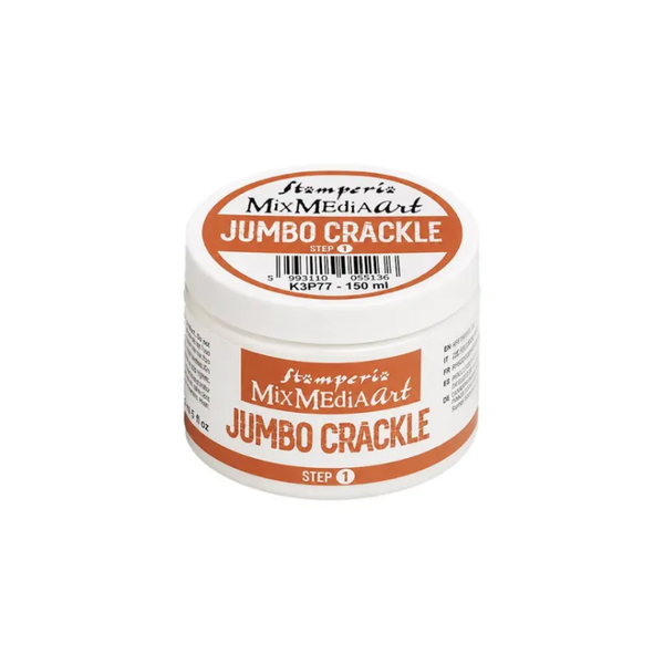 Stamperia, Jumbo Crackle, Transparant, Step 1 - K3P77