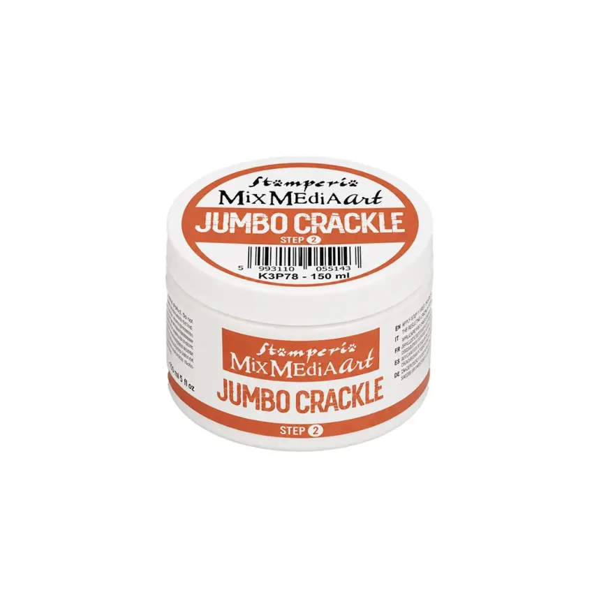 Stamperia, Jumbo Crackle, Transparant, Step 2 - K3P78