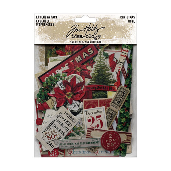 Tim Holtz, Ephemera Pack, Christmas - TH94492